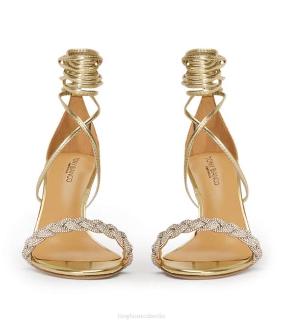niedrige Absätze| de Tony Bianco Frauen Henley-Heels Gold-Nappa-Metallic 4624276